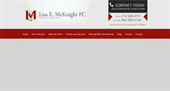 Desktop Screenshot of lisamcknight.com
